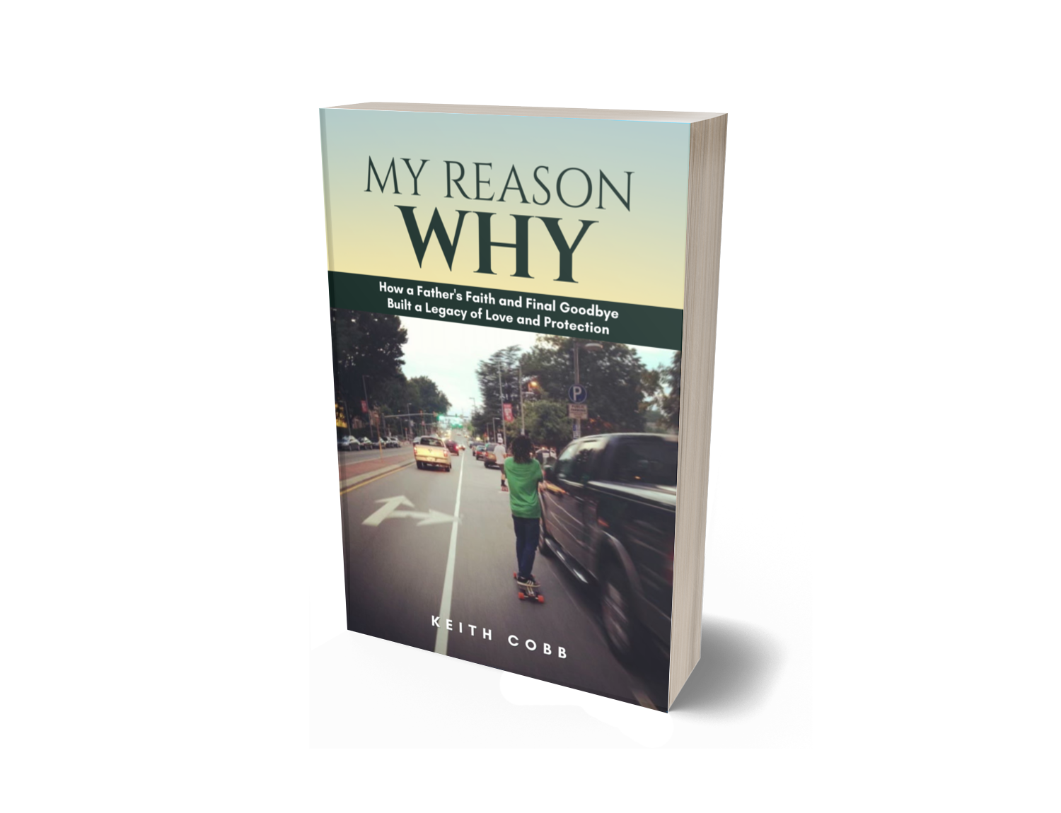 The My Reason Why paperback standing at an angle